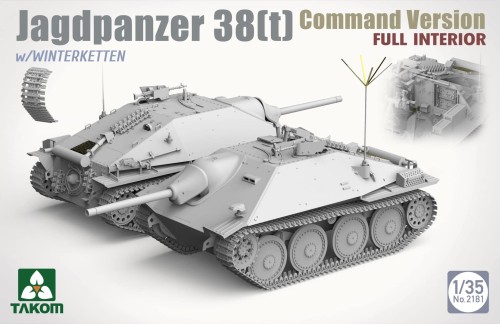 Takom 1:35 Jagdpanzer 38(t) Command Version Full Interior