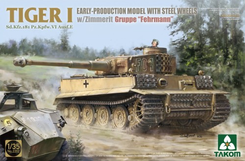 Takom 1:35 Tiger I 2 BOX Early + Late / Late Command  + 1:16 Michael Wittmann