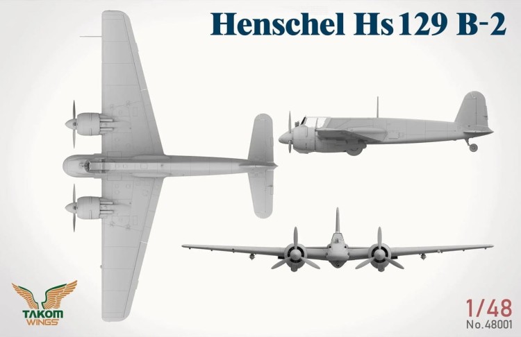 Takom 1:48 Henschel Hs 129 B-2 w/ Interior