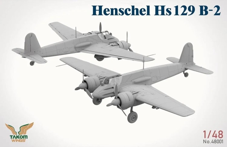 Takom 1:48 Henschel Hs 129 B-2 w/ Interior