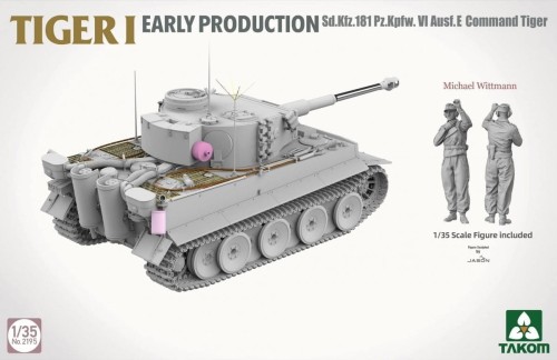 Takom 1:35 Tiger I Early Production + Michael Wittmann