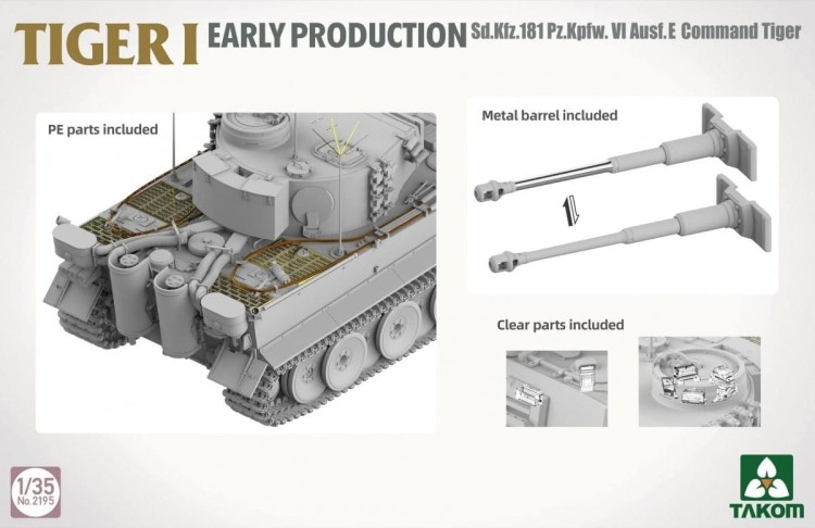 Takom 1:35 Tiger I Early Production + Michael Wittmann