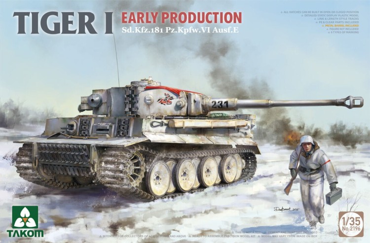 Takom 1:35 Tiger I Early Production