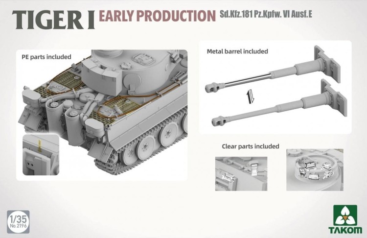 Takom 1:35 Tiger I Early Production