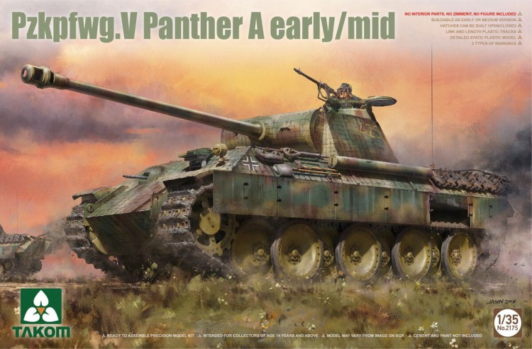 Takom 1:35 Pzkpfwg. V Panther A Early/Mid
