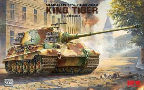 RFM 1:35 Sd.Kfz. 182 Pz.Kpfw. VI Tiger Ausf. B King Tiger Full Interior