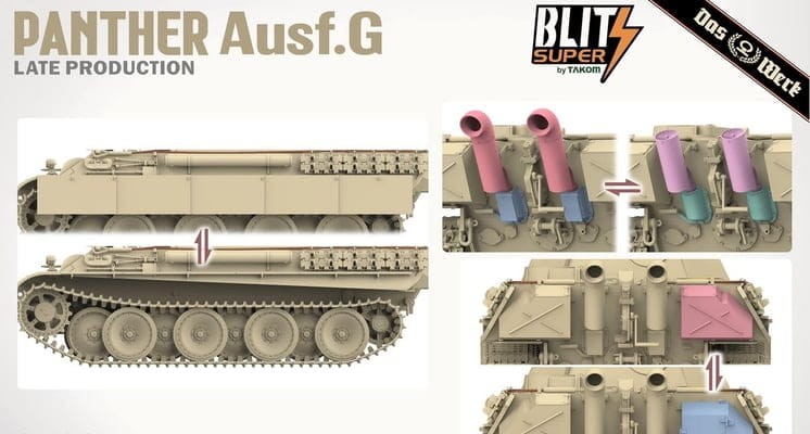 Das Werk 1/35 Panther Ausf. G Late Production