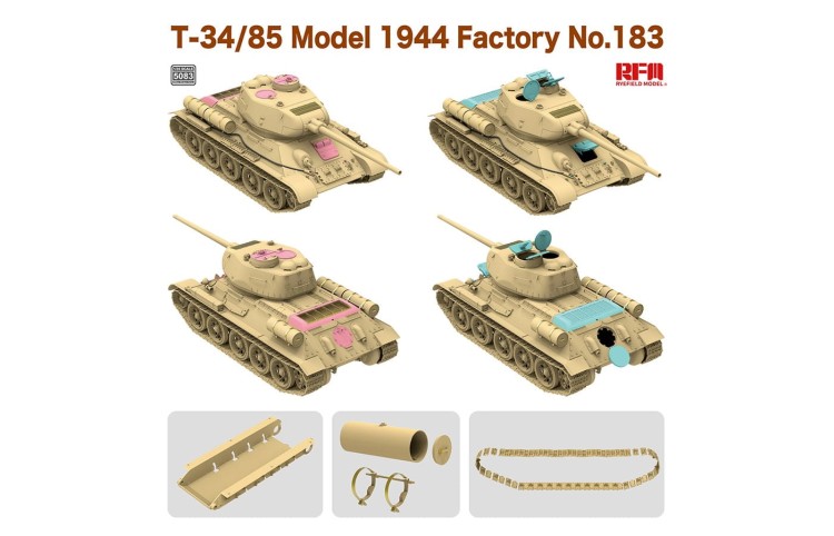 RFM 5083  1/35  T-34/85 Model 1944 Factory No. 183