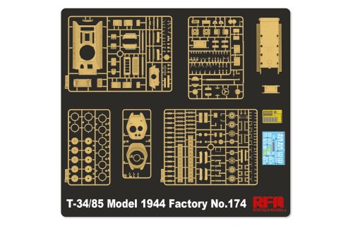 RFM 5079 1/35  T-34/85 Model 1944 Factory No. 174
