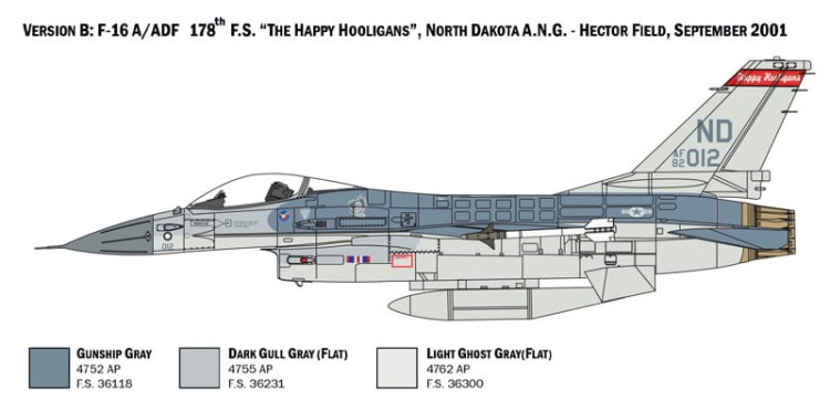 Italeri 1/48 F-16A Fighting Falcon