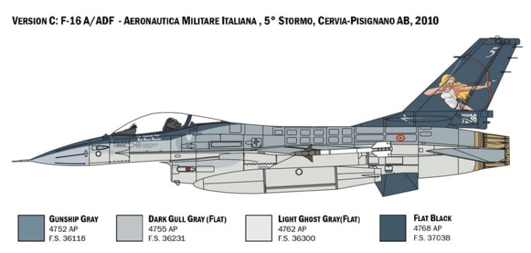 Italeri 1/48 F-16A Fighting Falcon