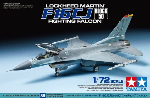 Tamiya 1/72 F-16 CJ Fighting Falcon Block 50