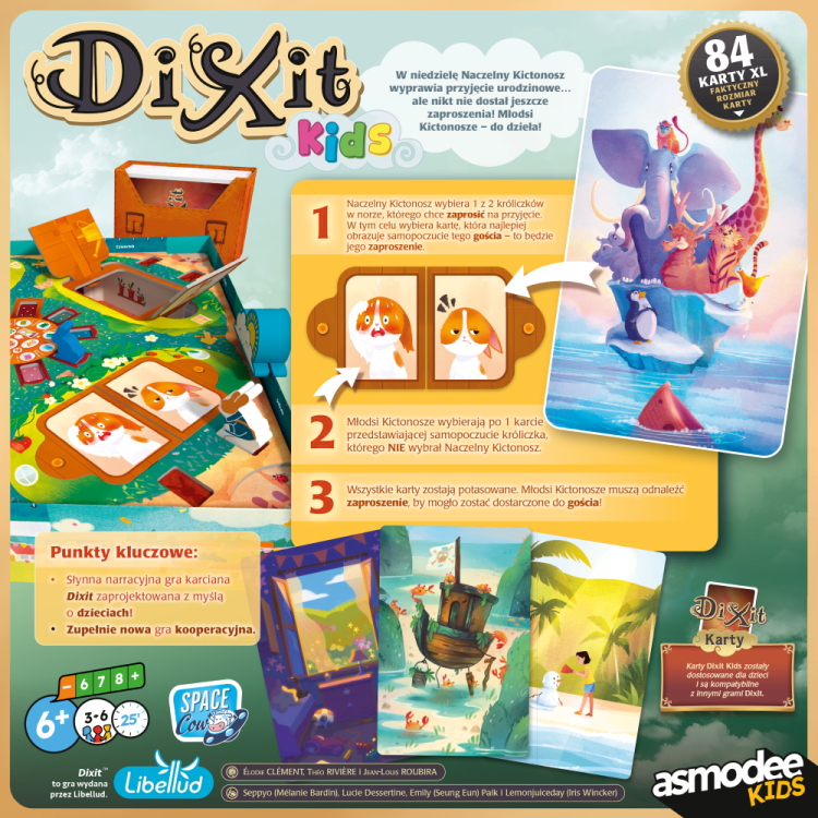 Dixit Kids (edycja polska) REBEL - Gry planszowe familijne