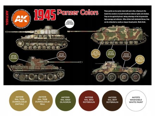 Zestaw farb AK-Interactive AK11654 1945 Panzer