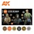 AK INTERACTIVE 11620 Zestaw farb Leather Buckles