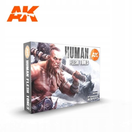 AK Interactive AK11603 Human Flesh Tones Set