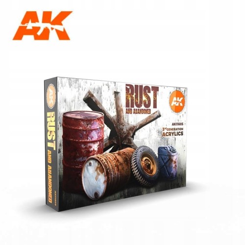 AK Interactive AK11605 Rust and Abandoned Set