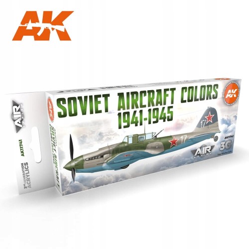 AK INTERACTIVE 11741 Zestaw farb Soviet Aircraft